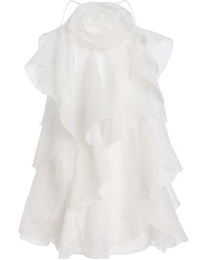 Aje. Pandorea Layered Mini Dress - White