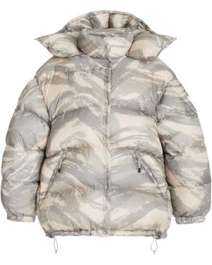 Moncler Genius 4 Moncler Hyke Galenstockis Camouflage Down Jacket - White