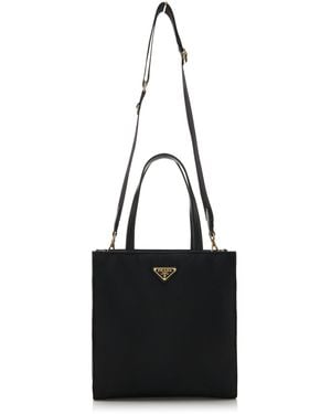 Prada Nylon Tote Bag - Black