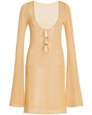 Moré Noir Devon Stretch-Cotton Dress - Natural