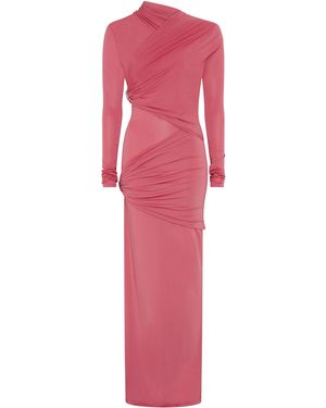 Paris Georgia Basics Claw Aria Jersey Maxi Dress - Pink