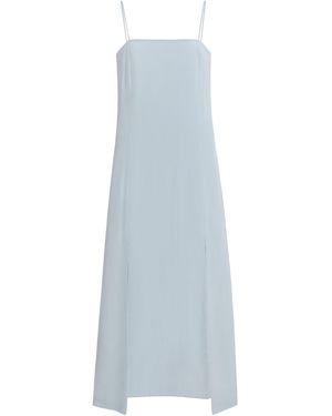 Kamperett Exclusive Theodora Silk Slip Dress - White