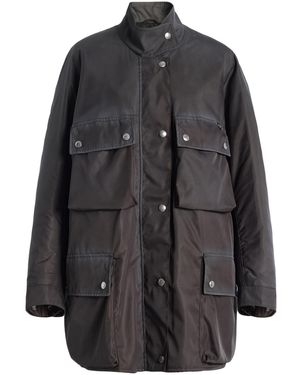 Prada Washed Nylon Jacket - Black