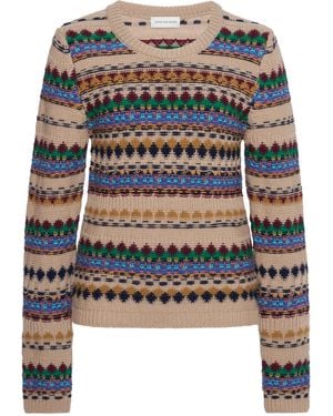 Dries Van Noten Jacquard Sweater - Brown