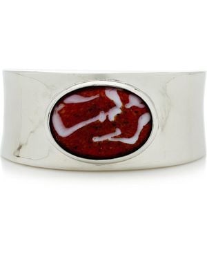 Ben-Amun Exclusive Silver-plated Cuff - Red