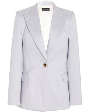 Sergio Hudson Single-Breasted Blazer - White