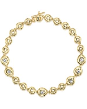 Rene Barnes Reverie Iii 14K Diamond Tennis Bracelet - Metallic