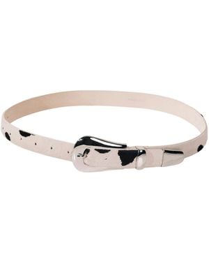 DEHANCHE Colette Dalmatian Leather Belt - Multicolour