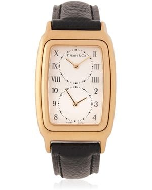 Stephanie Windsor Tiffany & Co. Dual Time Flip Vintage Watch - Metallic