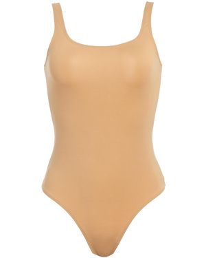 The Park Lisa Pyratex Power 3 Thong Bodysuit - White