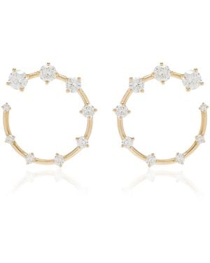Fernando Jorge Circle Small 18k Gold Diamond Earrings - Metallic