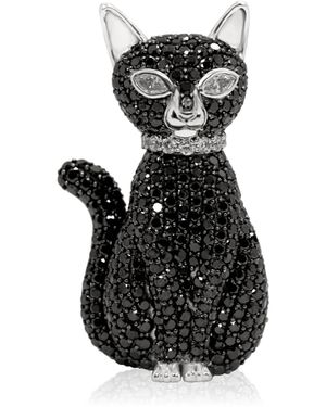Ashna Mehta Cat 14K Diamond Bag Charm - Black