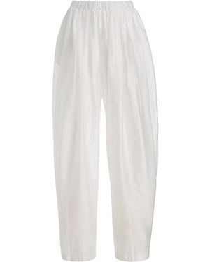 DARKPARK Simona Voile Balloon Trousers - White
