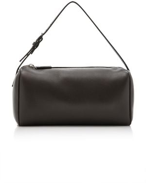 The Row 90's Leather Bag - Black