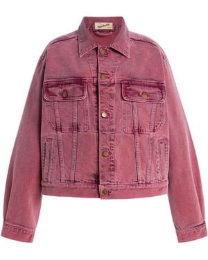 Sanderlak Denim Jacket - Red