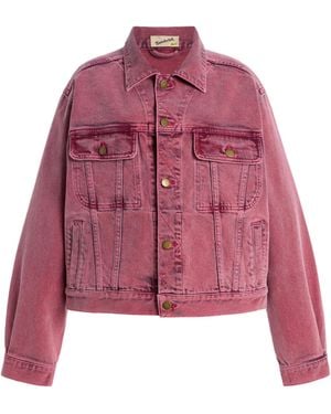 Sanderlak Denim Jacket - Red