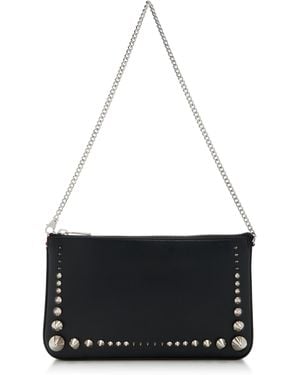 Christian Louboutin Mini Loubila Paris Leather Bag - Black