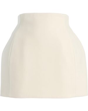 Wardrobe NYC Rhw Sculpted Skirt Mini - Natural