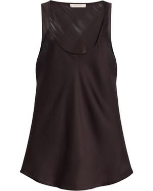 FAVORITE DAUGHTER The Clean Cut Tank Top - Black