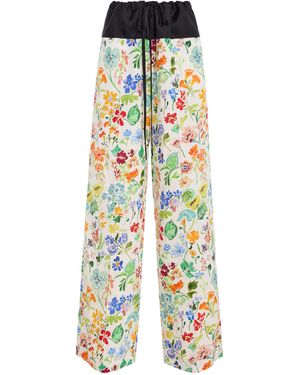 Rosie Assoulin Draw Me Closer Wide-Leg Trousers - White