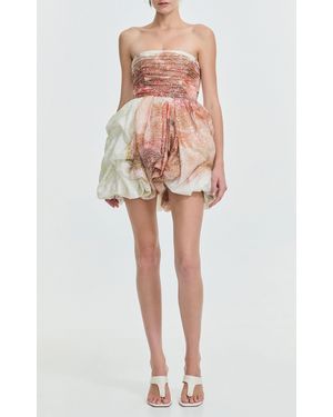 Aje. Audra Sequin Bubble Mini Dress - Multicolour