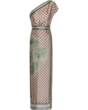 ANDRES OTALORA Estela De Dunas Maxi Dress - Multicolour
