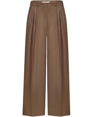 DI STAVNITSER Rena Wool Trousers - Brown