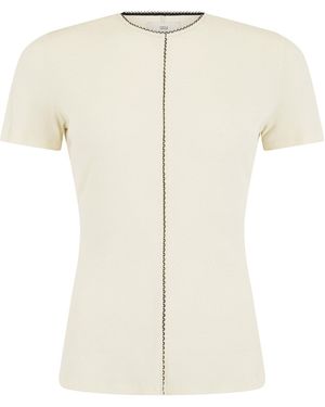 Harris Tapper Exclusive Pero Short-Sleeved Cotton T-Shirt - White