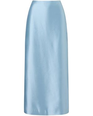 ROAME. Caroline Maxi Skirt - Blue
