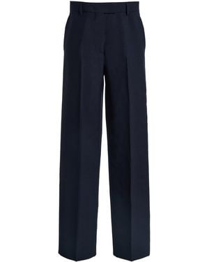 Miu Miu Mohair-Wool Trousers - Blue