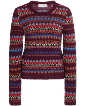 Dries Van Noten Tedd Wool Jumper - Red