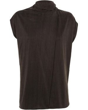 Cortana Espera Cotton-Blend Top - Black