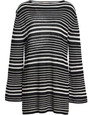 ELCE Exclusive Aura Linen Mini Dress - Black