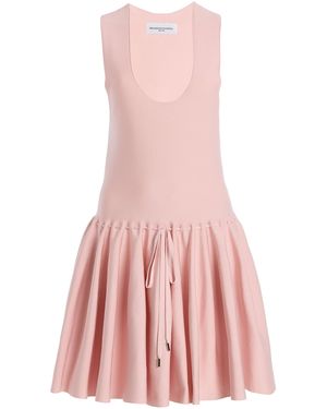 Brandon Maxwell The Cleo Knit Mini Dress - Pink