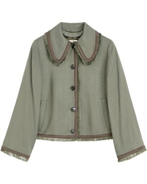 By Malene Birger Wellon Trimmed Jacket - Green