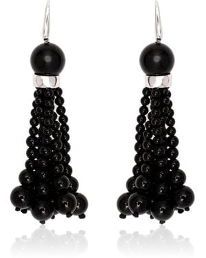 Le Sundial Venice Opera Onyx Earrings - Black