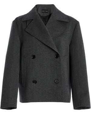 Proenza Schouler Nola Jacquard Trench Coat - Black