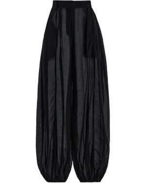 THE LATEST Dilan Muslin Balloon Trousers - Black
