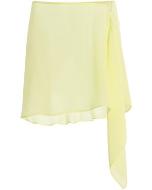 Significant Other Exclusive Milou Sarong Mini Skirt - Yellow
