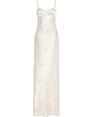 anna october exclusive waterlily beaded maxi dress Maxi Beaded Waterlily dress XS / Ivory main image 1