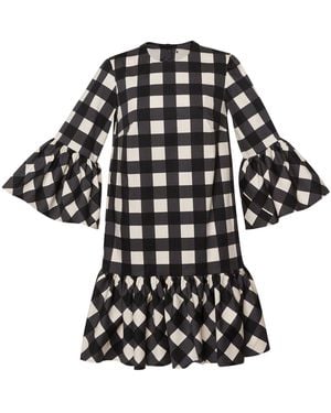 Lena Hoschek Lilou Drop-Waist Mini Dress - Black