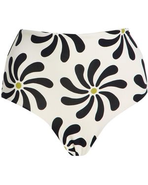 Cala De La Cruz Exclusive Elisa High-Rise Bikini Bottom - White