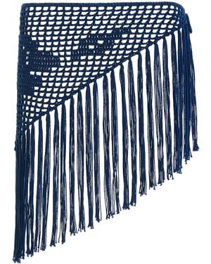 Sloan The Scarf Crochet Belt - Blue