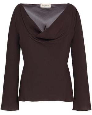Kallmeyer Wilka Double Georgette Top - Purple