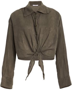 All Three Healy Gauze Shirt - Green