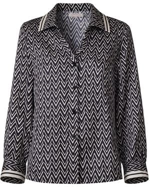 ANDRES OTALORA Aun Permance Patterned Blouse - Black