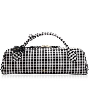 Alaïa Le Teckel Gingham Clutch - Multicolour