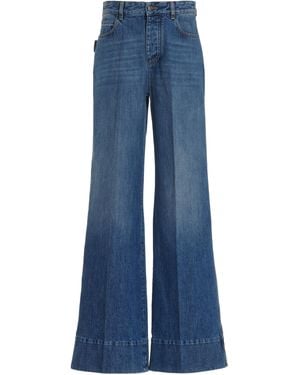 Bottega Veneta Rigid High-rise Palazzo Jeans - Blue