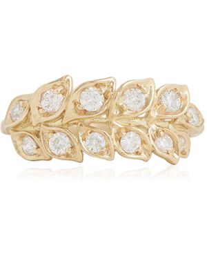 Jamie Wolf Vine 18K Diamond Ring - Metallic
