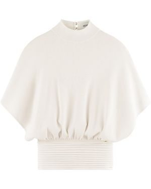 ARAKII Mist High Collar Top Exclusive - White